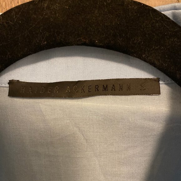 Haider Ackermann Pale Blue Western Shirt - Picture 4 of 5